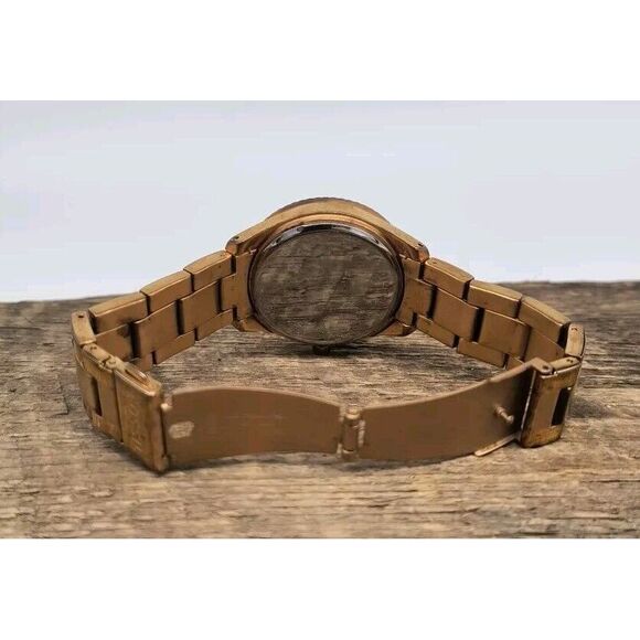 Ladies Fossil Rose Gold Toned Chronograph Wrist Watch - New Battery - Picture 7 of 9